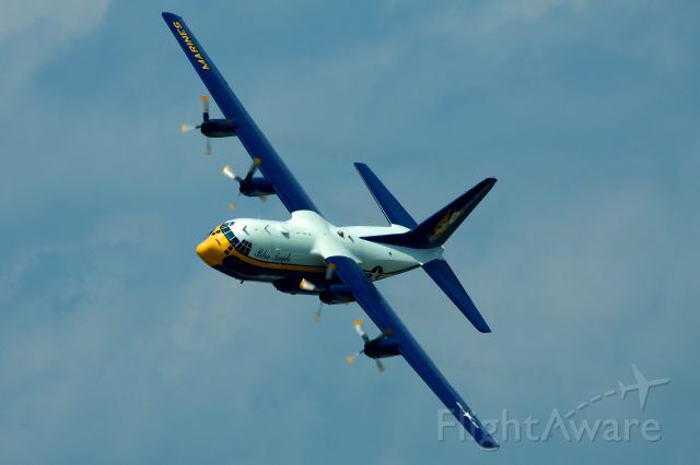 Lockheed C-130 Hercules — - Blue Angels Fat Albert at Dayton Airshow 2010