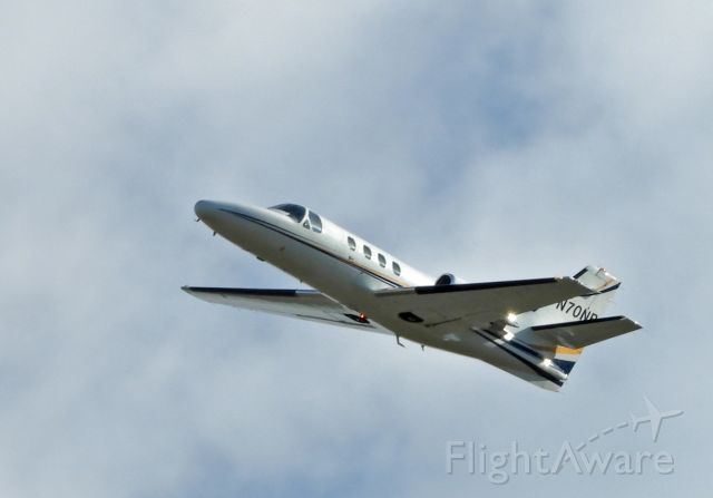 Cessna Citation 1SP (N70NB) - Departing 27 from Carson City