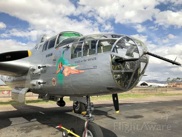 North American TB-25 Mitchell — - Arizona Commemorative Air Force Museum, Mesa, AZbr /Maid in the Shade