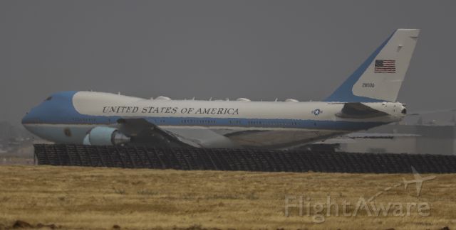 N28000 — - Air Force One, lots of heat and distance
