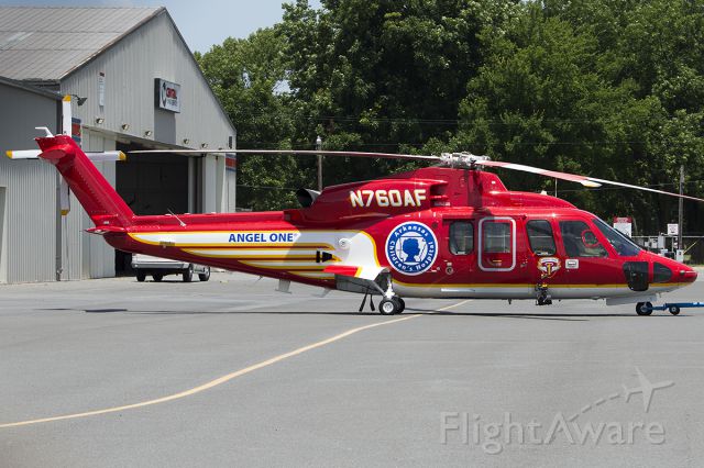 Sikorsky S-76 (N760AF) - The new N760AF. One of two new S-76Ds purchased by Arkansas Childrens Hospital to replace the older S-76C+ birds.