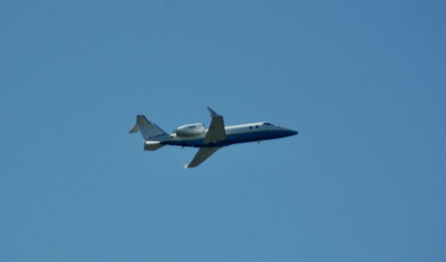 Learjet 60 (N56) - Flying past Berkeley Hills today several times.