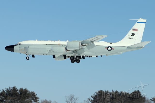 6414846 — - 'The RC-135 Rivet Joint reconnaissance aircraft provides real-time surveillance and intelligence of the United States Air Force. It is also operated by the UK Royal Air Force  (2/27)
