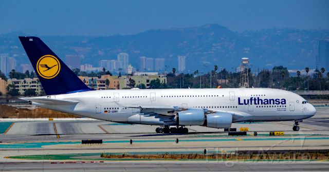 Airbus A380-800 (D-AIMA) - D-AIMA Lufthansa Airbus A380-841 s/n 038 "Frankfurt am  Main" - Los Angeles International Airport (IATA: LAX, ICAO: KLAX, FAA LID: LAX)br /Photo: TDelCorobr /September 3, 2017