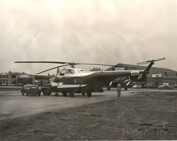 C-FFBW — - Sikorsky S-55 at unknown location - early 1950s. Canadian registration so it may be Toronto- just my guess as these were taken by my father over 60 years ago. 