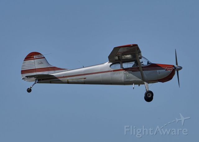 Cessna 170 (N2485D) - Departing RWY 08