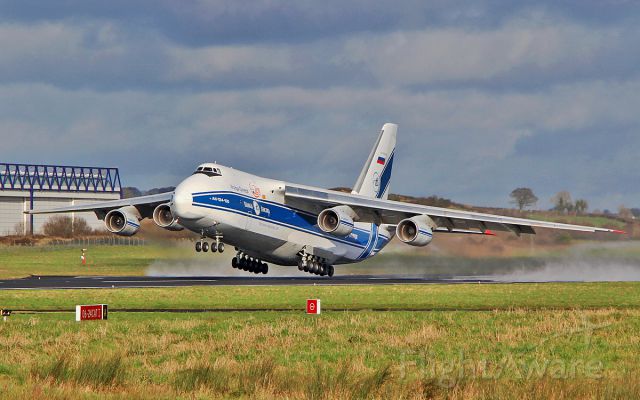 Antonov An-124 Ruslan (RA-82043) - volga-dnepr a124 ra-82043 dep shannon 7/2/17.