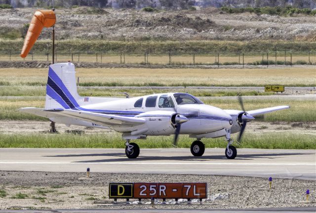 Beechcraft Twin Bonanza (N120RD) - Beechcraft D-50 Twin Bonanza at Livermore Municipal Airport (CA). May 2021.