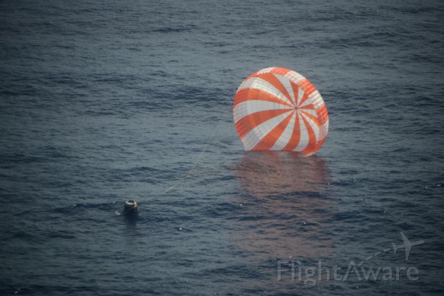 — — - SpaceX Dragon Splash Down October 28, 2012