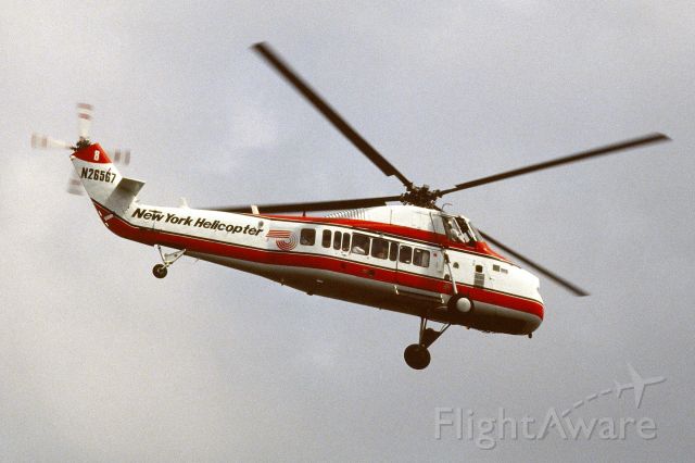 Sikorsky S-58T (N26567) - September 1990 at East 34th Street Heliport New York