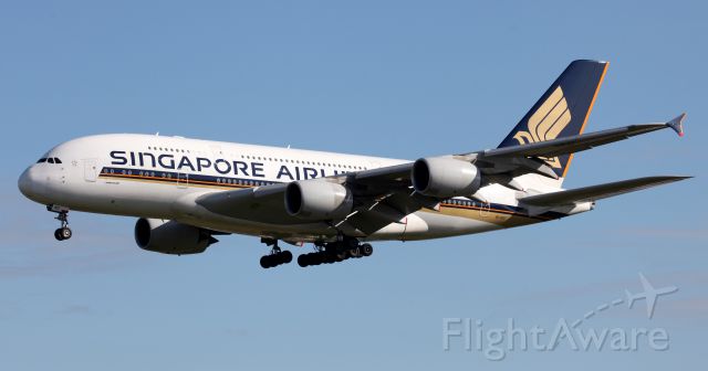 Airbus A380-800 (9V-SKD) - Short Final To 16R