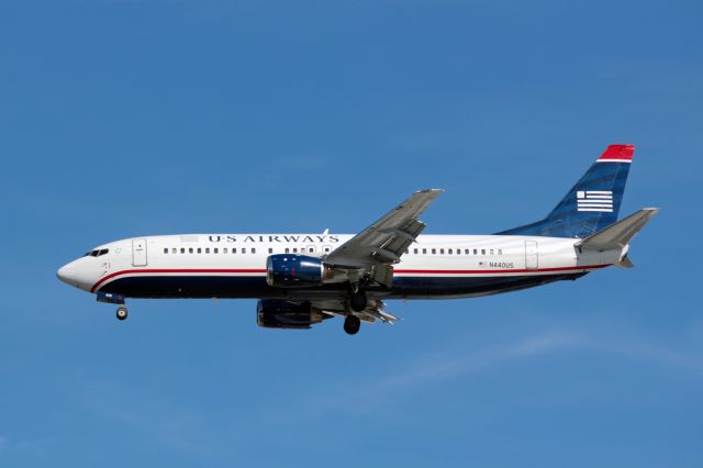 BOEING 737-400 (N440US) - USAirways, N440US, Boeing 737-4B7, msn 24811, Photo by John A. Miller, a rel=nofollow href=http://www.PhotoEnrichments.comwww.PhotoEnrichments.com/a
