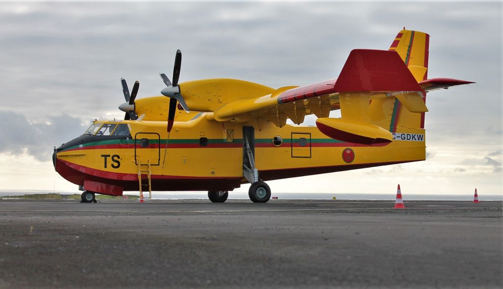 Canadair CL-415 SuperScooper (C-GDKW) - May 10, 2023. Future CN-ATS.