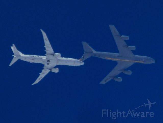 Boeing P-8 Poseidon (16-8434) - VP-45 "Pelicans" P-8 Poseidon being refueled by INDY82 (KC-135)