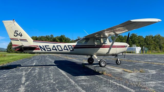 Cessna 152 (N5404B) - 04B resting on the ramp after a little xc flight from Schenectady.