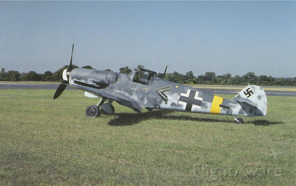 MESSERSCHMITT Bf-109 — - scanned from postcardbr /bf-109G-5