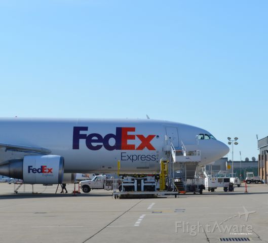 Airbus A300F4-600 (N749FD) - N749FD seen at the FedEx sorting facility at KCLE. Please look for more photos at Opshots.net