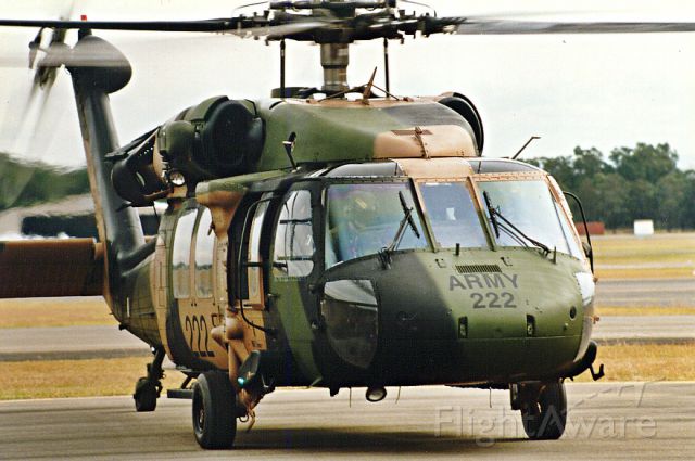 — — - Australian Army A25-222 S-70A-9 Blackhawk