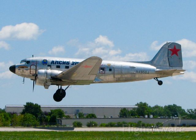 Douglas DC-3 (N4550J) - At Oshkosh. 1942 Douglas DC3C-S4C4G