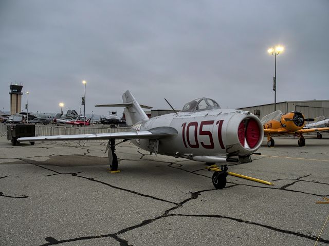 N87CN — - MIG 15 taken early 05 2019 before the start of the Planes of Fame Airshow