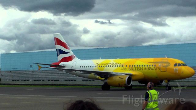 Airbus A319 — - British Airways Firefly A319 At SOU