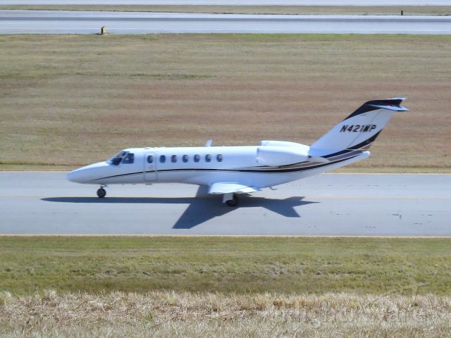 Cessna Citation CJ3 (N421MP) - 10/23/10 heading from Atlantic West for a R24 departure.
