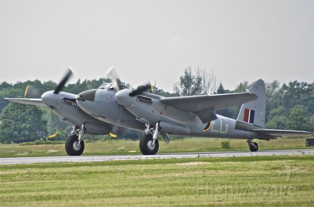 N114KA — - Taxing back to Ramp after successful fly past of Merlin Powered WWII aircraft.