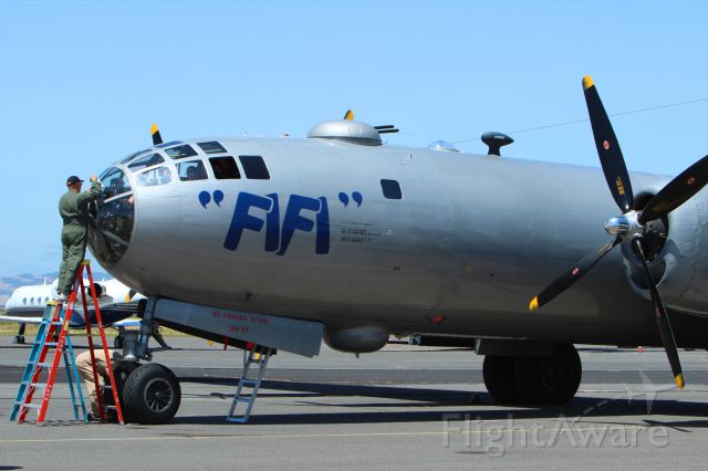 Boeing B-29 Superfortress (N529B) - Some excellent volunteers take good care of FiFi.