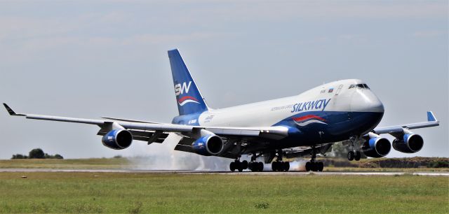 Boeing 747-400 (4KSW008) - silkway west airlines b747-4r7f 4k-sw008 landing at shannon from baku 29/5/20.