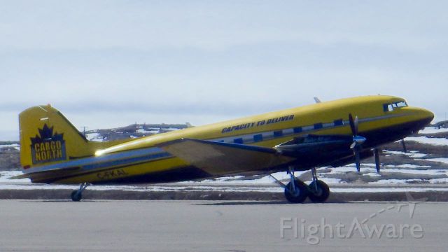 Douglas DC-3 (turbine) (C-FKAL) - Beautiful Sunny day in Iqaluit, Nunavut