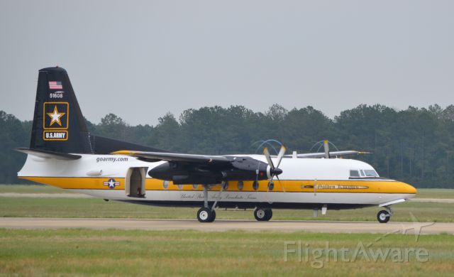 FAIRCHILD HILLER FH-227 (N51608) - U.S. Army Golden Knights at Shaw AFB SC 6 May 2012