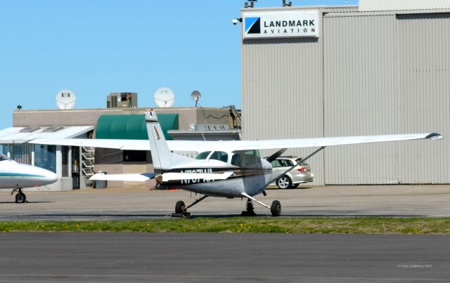 Cessna Skyhawk (N737WA) - N737WA seen parked at Landmark Aviation at KBKL. Please look for more photos at Opshots.net
