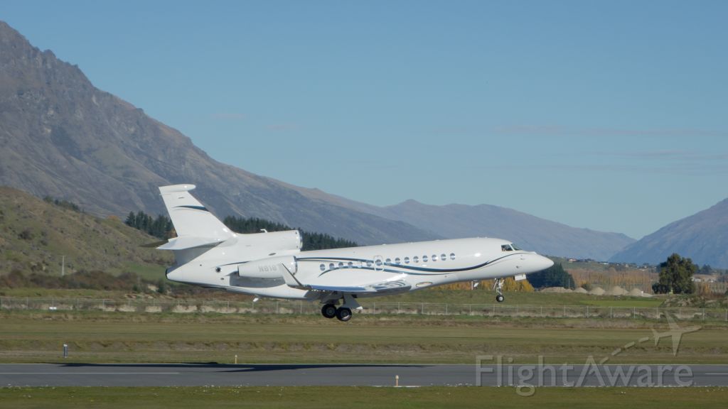 Dassault Falcon 7X (N818TL) - A lovely 7X arriving in Queenstown.