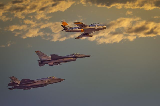 North American F-86 Sabre — - Three of the best. F086, F-16, F-22