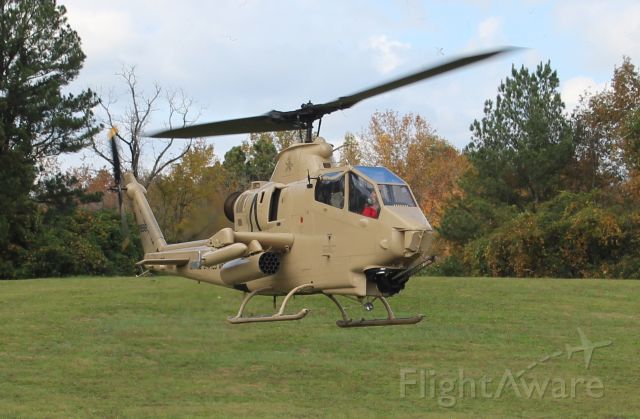 N998HF — - A Bell AH-1F Cobra of the Army Aviation Heritage Foundation arriving at Folsom Field, Cullman Regional Airport, AL - November 4, 2017 - during the ELks Lodge 1609 sponsored Cullman Veterans Day Celebration.