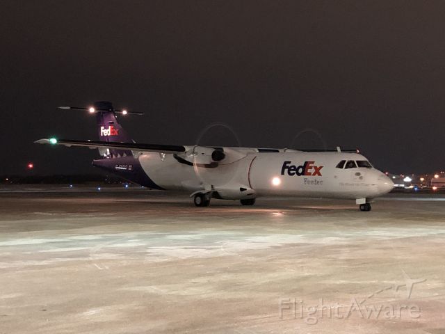 ATR ATR-72 (C-FVDO) - FVDO arriving on a winter’s day