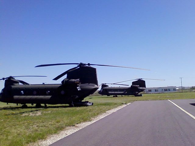 ASAP Chinook (AWERMY) - Chinooks parked after a hard dayd work in Presidio.