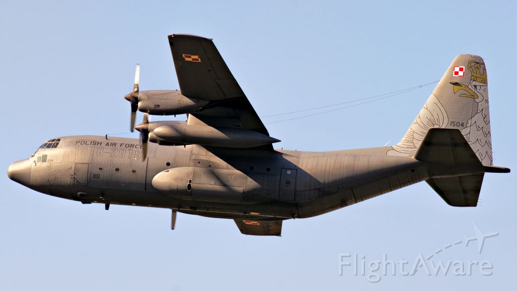 Lockheed C-130 Hercules (PAF1504) - Swidwin Airbase 2018 - Poland.