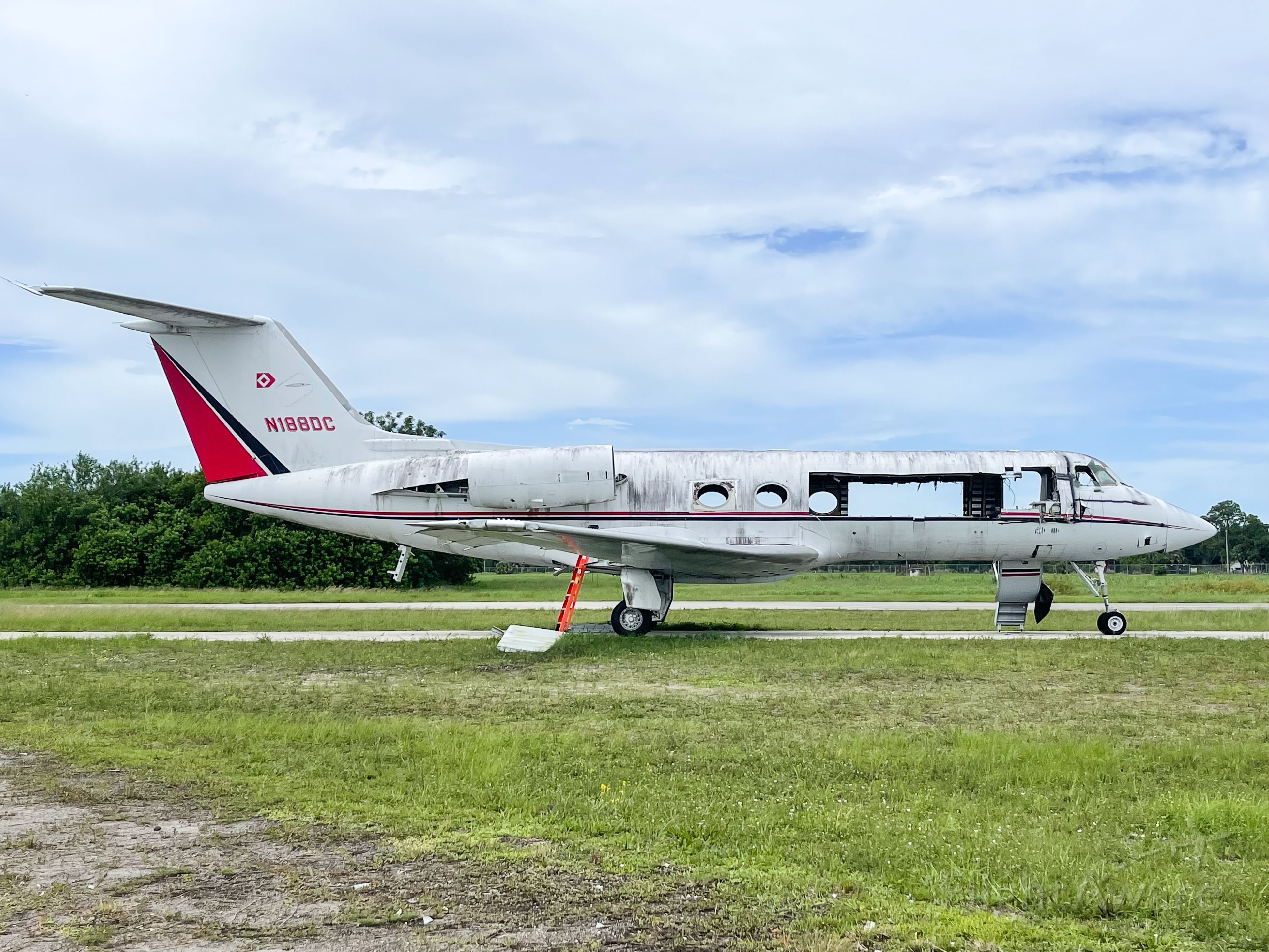 Gulfstream American Gulfstream 2 (N188DC) - 07-2021 now scrapped completely  