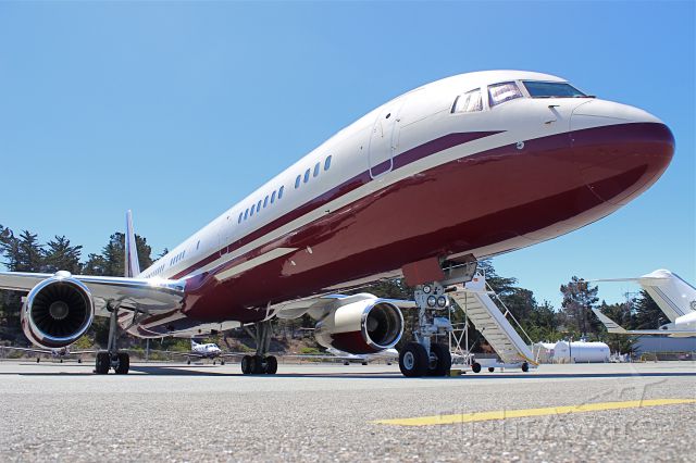 Boeing 757-200 (N770BB) - Seen at Monterey Airport during Montereys "Car Week".