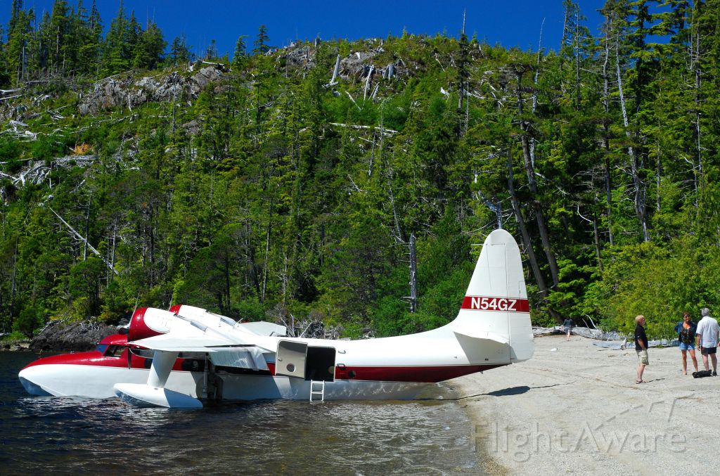 Grumman G-73 Mallard (N54GZ) - Crawfish Lake, Nootka Island, BC