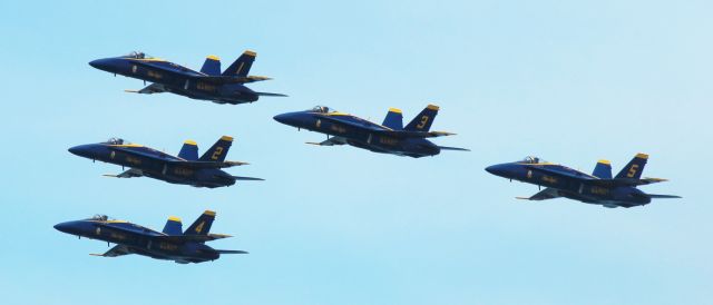 — — - At the City Of Gary Air Show at Marquette Park watching the Blue Angels perform.