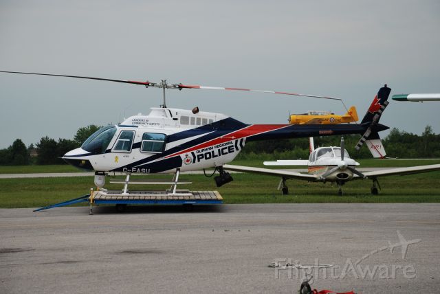C-FASU — - Jet Ranger of Durham Regional Police at Oshawa Ontario on June 21/08.