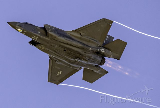00155202 — - Some nice mach rings out the back of an F-35 Lightning at Davis-Monthan AFB