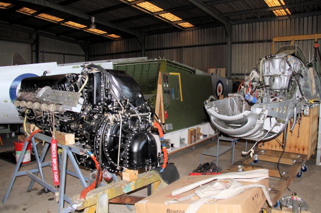 VH-MFT — - Major overhaul underway, Packard Merlin ready to reinstall