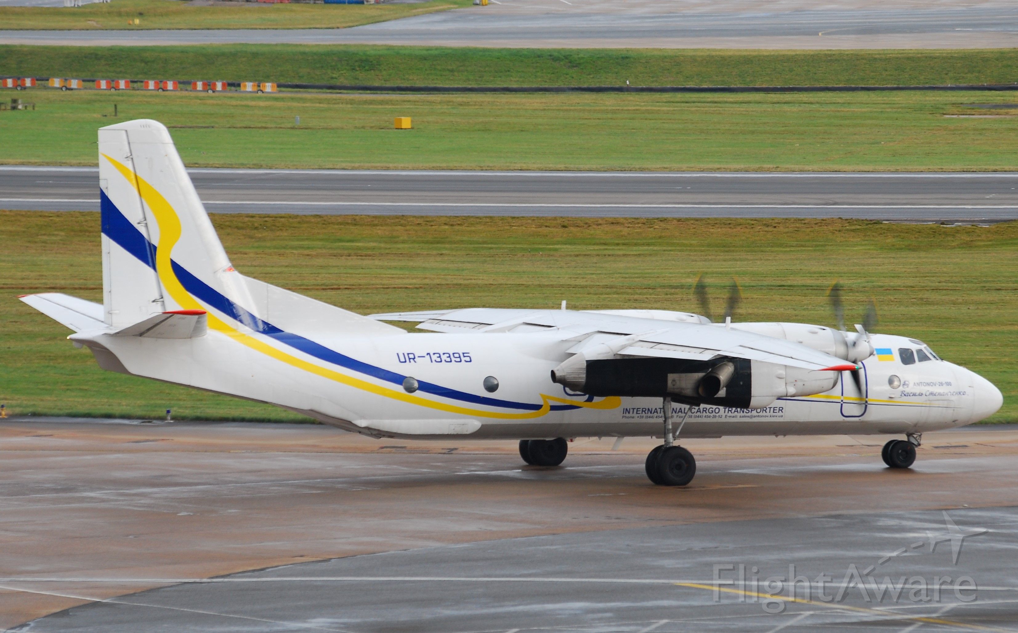 Antonov An-26 (UR133395) - From Freeport carpark