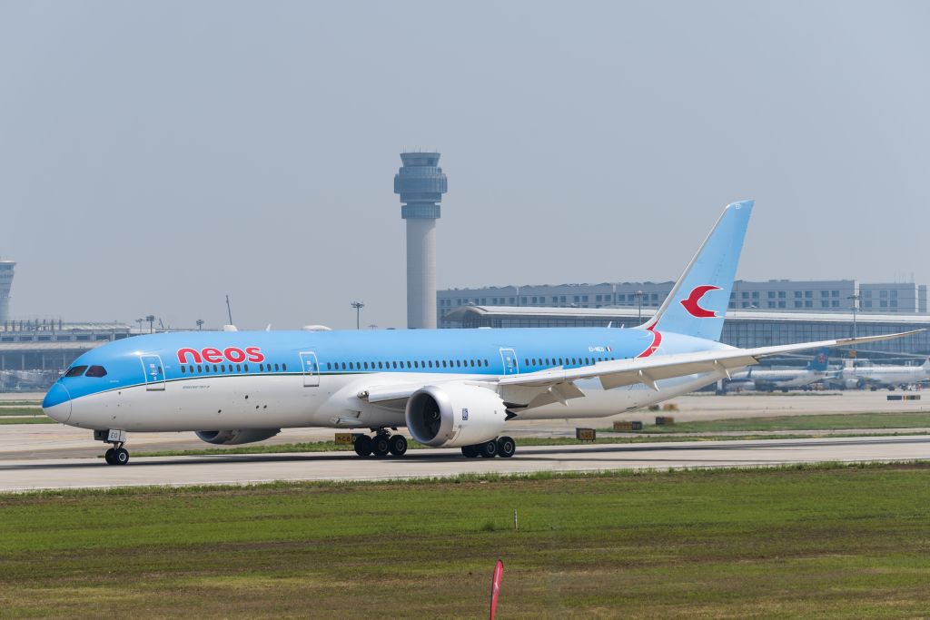 Boeing 787-9 Dreamliner (EI-NEO) - Neos' Boeing787-9 landed at Nanjing Lukou Airport-19.6.3