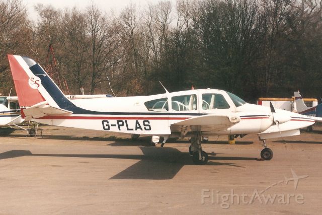 Grumman GA-7 Cougar (G-PLAS) - Seen here in Apr-89.br /br /Reregistered G-OOGI 18-Jul-94.br /Registration cancelled 13-Feb-12 as permanently withdrawn from use.