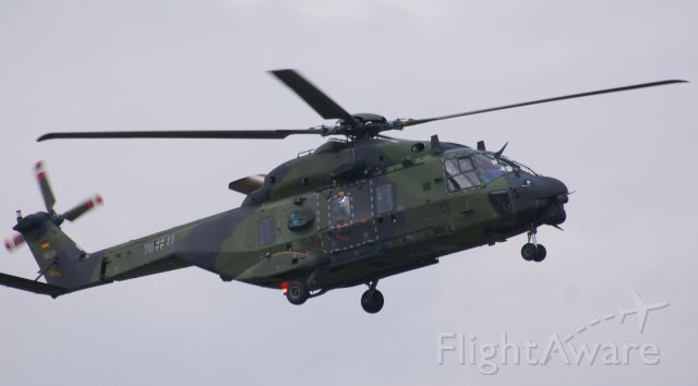 — — - German Army NH-90 78 11 overhead ETHB