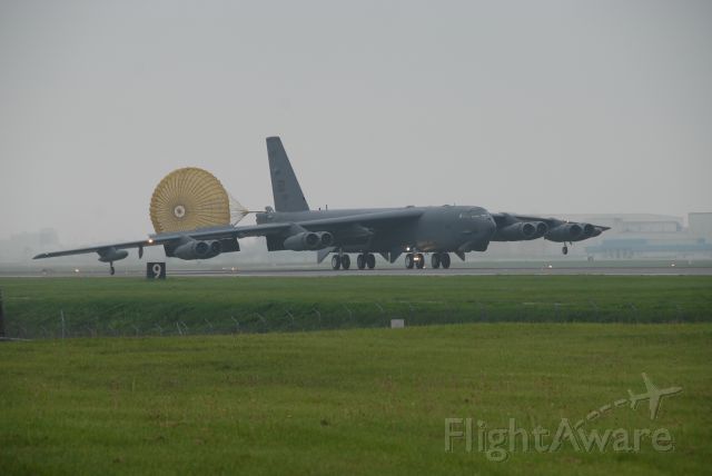 Boeing B-52 Stratofortress — - Low ceilings and rain - perfect weather for the ominous BUFF